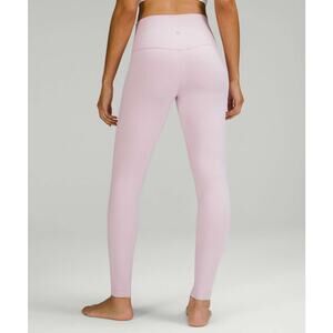 Lululemon Align High‑Rise Pant 28” Nulu Size 2 Pink Peony